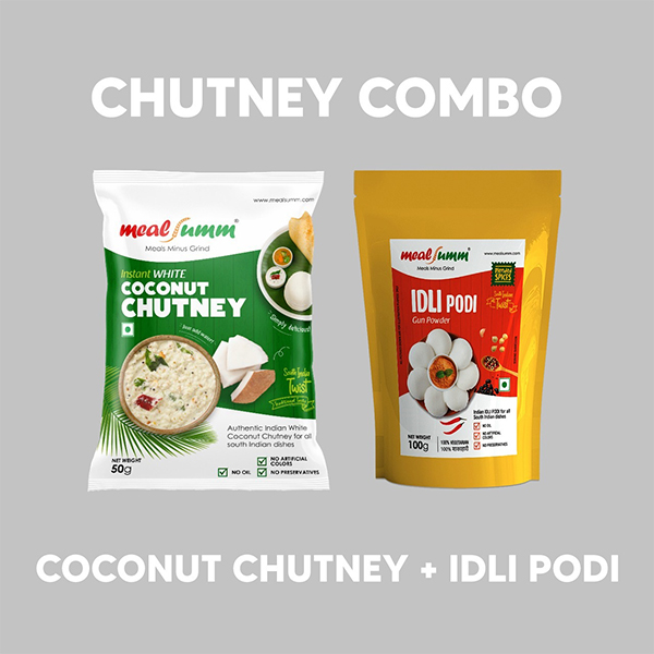 Coconut Chutney + Idli Podi Combo