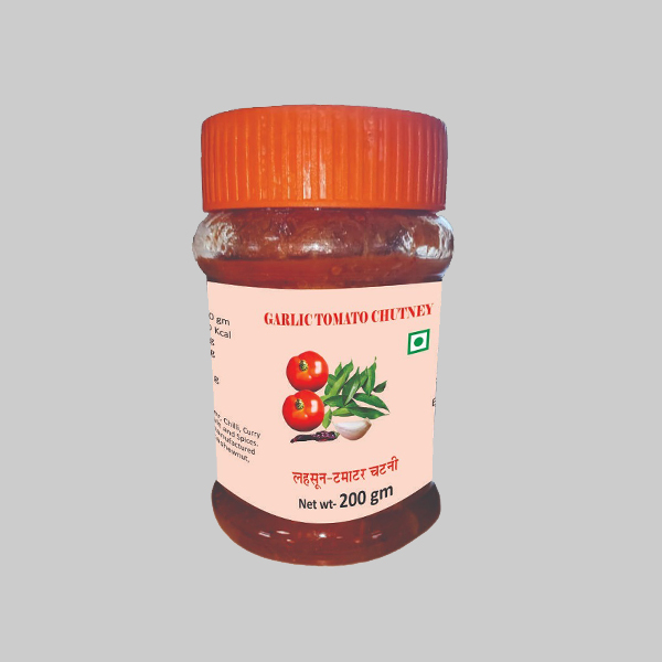 Garlic Tomato Chutney cum Tomato Gravy